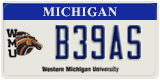 Michigan, Specialty plates (A12BC)