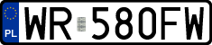 License plates of Poland, Regular car plates