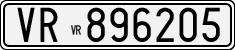 License plate of Italy, Cars (1927 year series)
