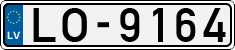 License plate of Latvia, Regular car plates
