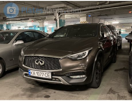 KA 1077 CE, Infiniti QX30