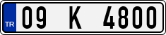 License plate of Turkey, Regular plates