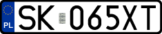 License plates of Poland, Regular car plates