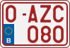 License plate of Belgium, Regular plates (2010)