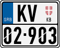 License plate of Serbia, Motorcycles