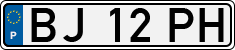 License plate of Portugal, Regular plates