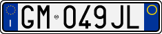 License plate of Italy, Cars (1994 year series)