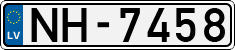 License plate of Latvia, Regular car plates
