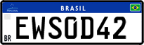 License plate of Brazil, Private owners (Mercosul)