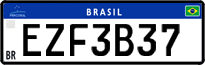 License plate of Brazil, Private owners (Mercosul)