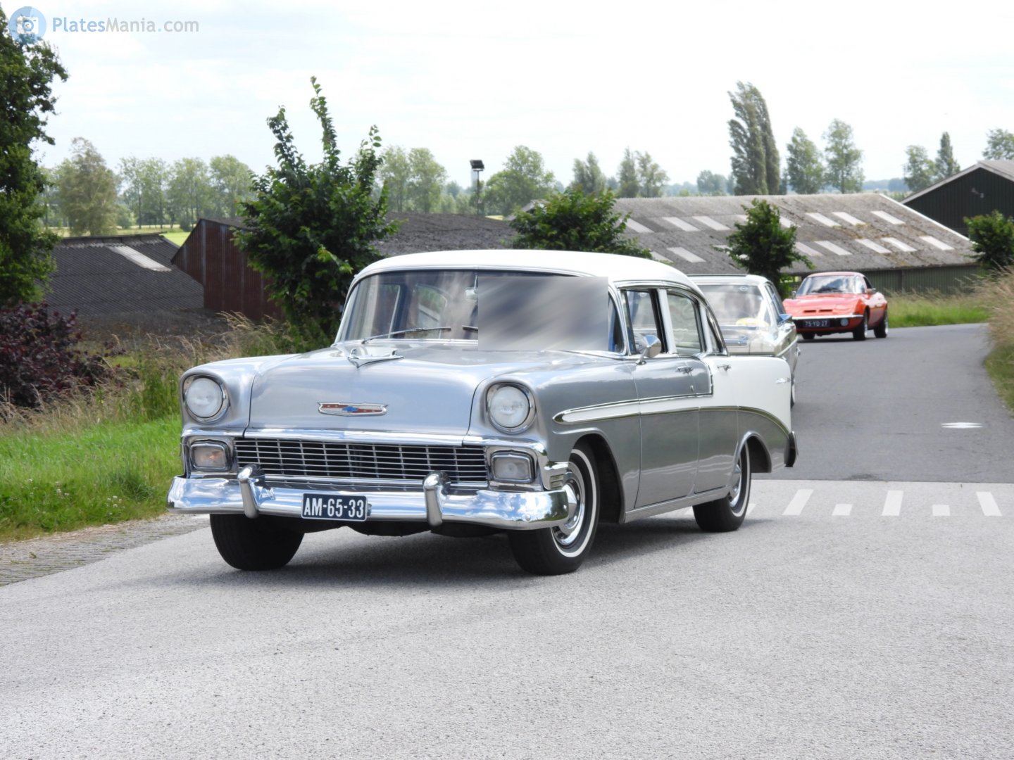 AM-65-33, Chevrolet Bel Air 2nd gen 1956 4-door Sedan (2403; A-body), 1st facelift, 1955–1956