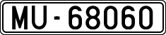License plates of Spain, 1900 year series