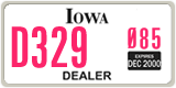 Iowa, Dealer (XXXX(X) XXX)
