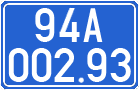 License plate of Vietnam, Government and public administrations