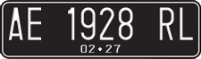 License plate of Indonesia, Regular plates