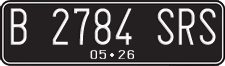 License plate of Indonesia, Regular plates