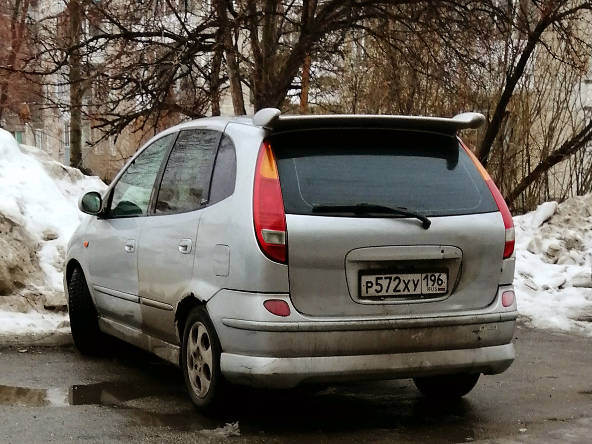 р 572 ху 196, Nissan Tino 1st gen (V10), 1998–2003