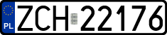 License plates of Poland, Regular car plates
