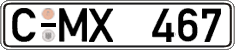 German license plate, Regular plates