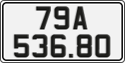License plate of Vietnam, Cars