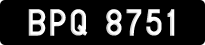 License plate of Malaysia, A(BC) 1(234)