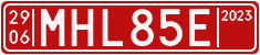 License plate of Sweden, Transit plates