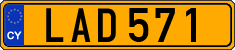 License plate of Cyprus, Regular plates