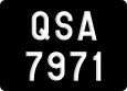 License plate of Malaysia, A(BC) 1(234)