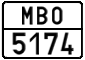 License plate of Greece, Scooters