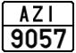 License plate of Greece, Scooters