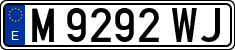 License plates of Spain, 1971 year series