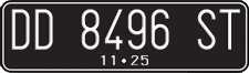 License plate of Indonesia, Regular plates