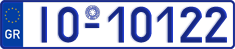 License plate of Greece, Oldtimers