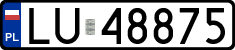 License plates of Poland, Regular car plates