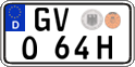 German license plate, Plates for oldtimers (type 