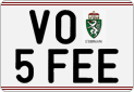 License plate of Austria, Regular plates
