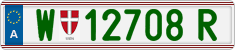 License plate of Austria, Regular plates