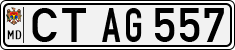 License plate of Moldova, Cars (1992)