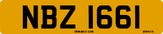 License plate of the United Kingdom, Northern Ireland (1966)