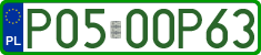 License plates of Poland, Professional plates