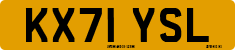 License plate of the United Kingdom, 2001 year system