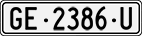 License plate of Switzerland, Dealer (with 