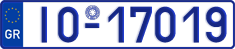 License plate of Greece, Oldtimers