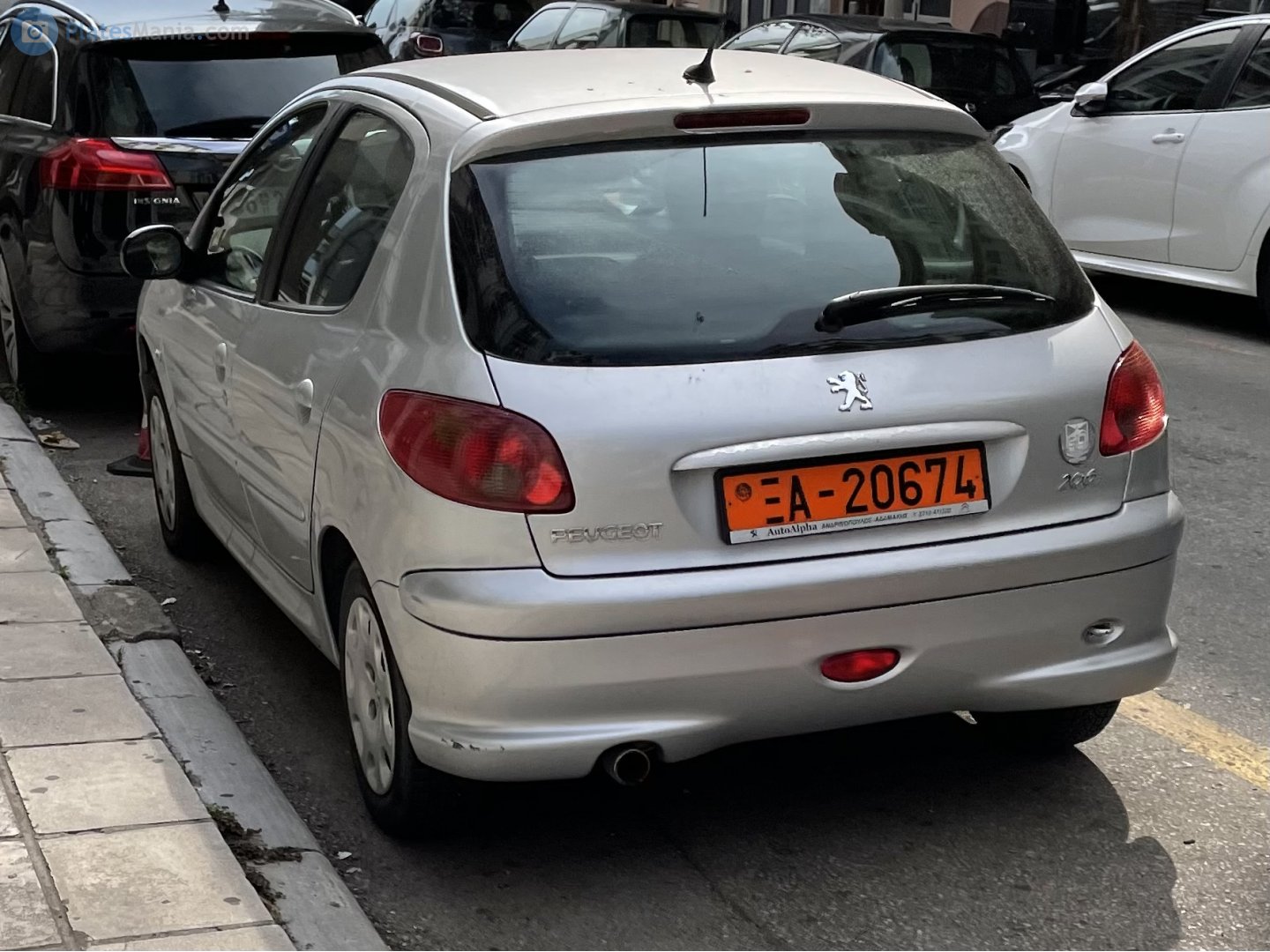 ΞΑ-20674, Peugeot 206 1st gen 5-door Hatch (T11), 1998–2009 (–2012 for IR-market)