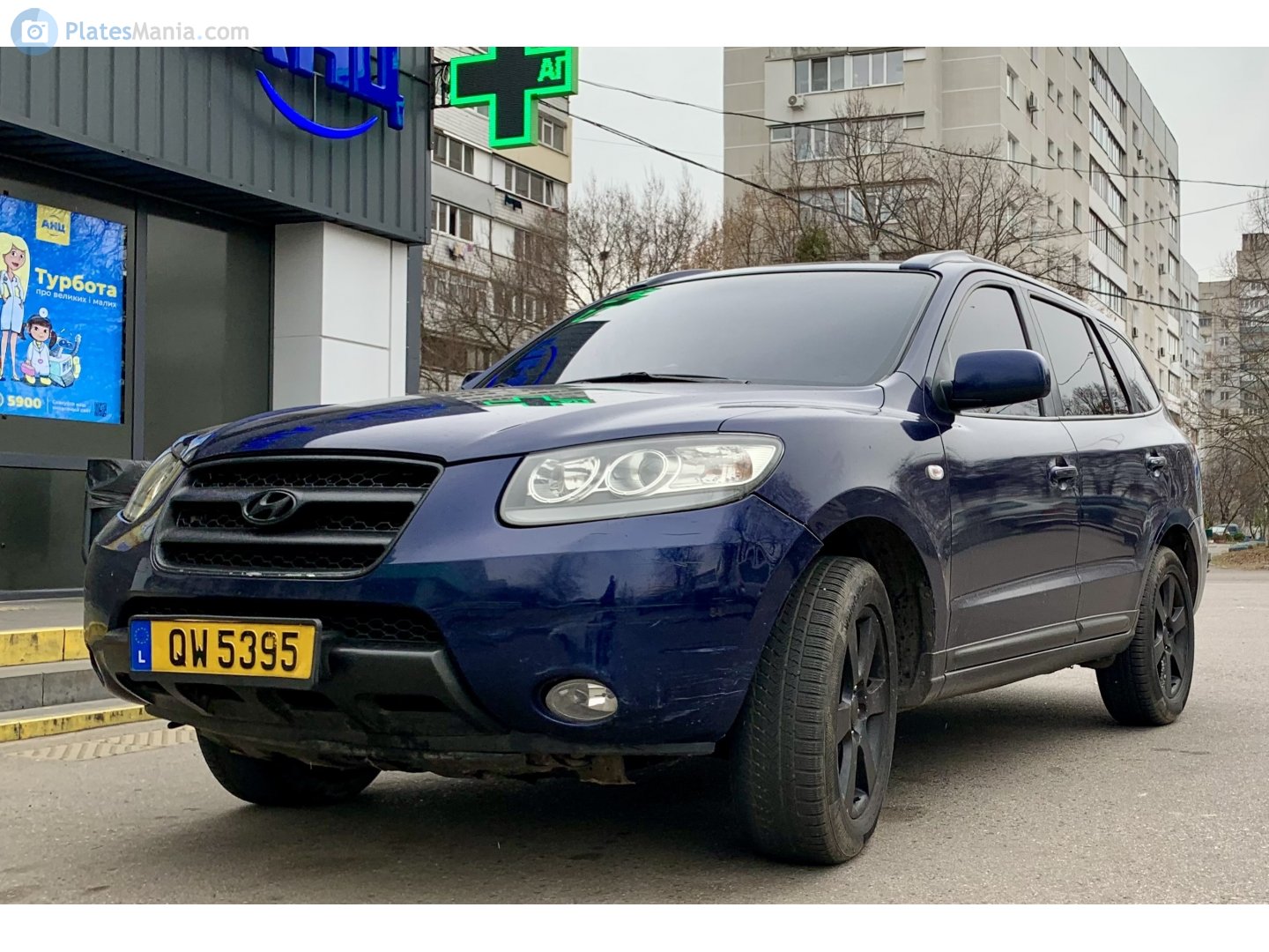 QW 5395, Hyundai Santa Fe 2nd gen (CM), 2006–2009 (–2010 for ZA-market)