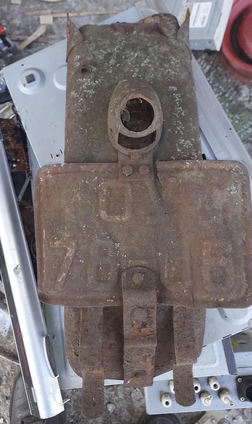 ОУ 7806, License plate without vehicle 