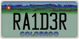 Colorado, Vanity Plates