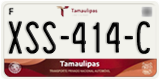 Tamaulipas, Cars (AAA-000-A)