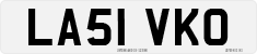 License plate of the United Kingdom, 2001 year system