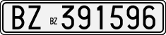 License plate of Italy, Cars (1927 year series)
